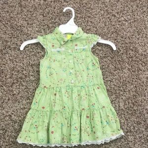 Toddlers green dress
